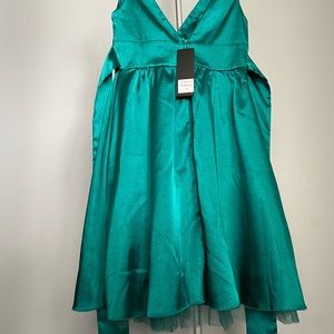 Brand new with tags. Purchased for a wedding and ended up wearing something else
